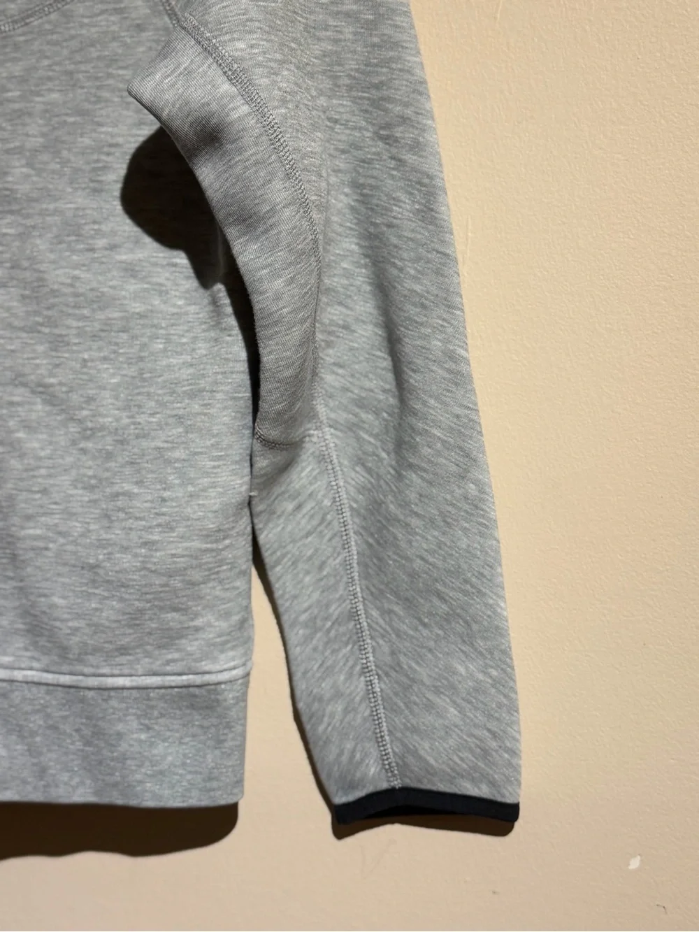 Nike Kids' Light Gray Full-Zip Hoodie Jacket